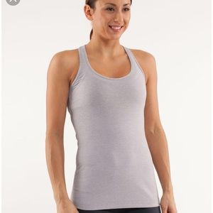 Lululemon CRB cool racerback tank grey/lavender